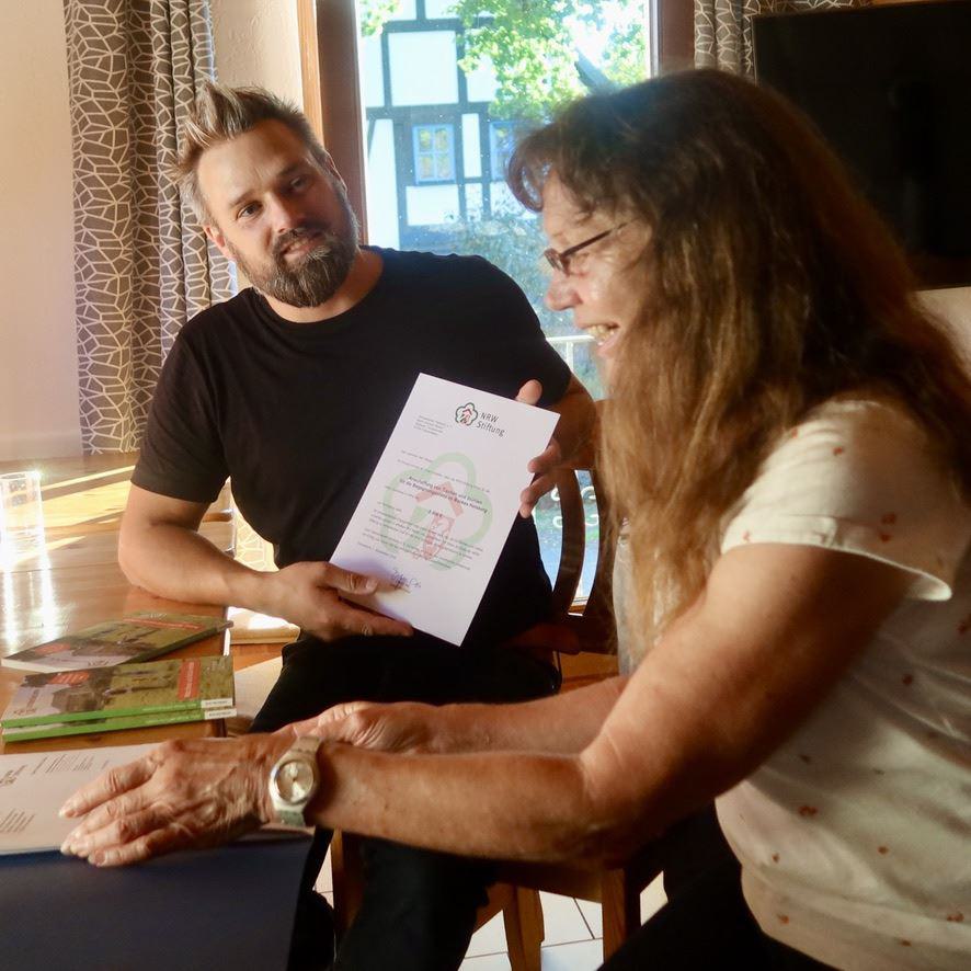 Die NRW-Stiftung fördert den Gemeinschaftsraum im Heiserer Backes